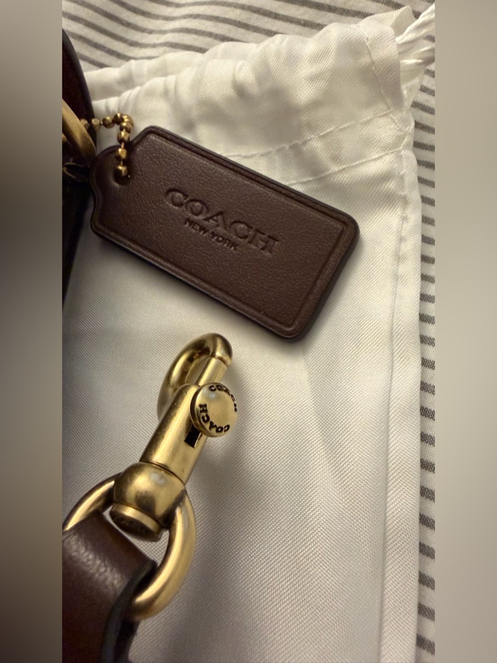 EUC - Coach Elora Leather Top Handle Crossbody – Maple - Picture 4 of 6